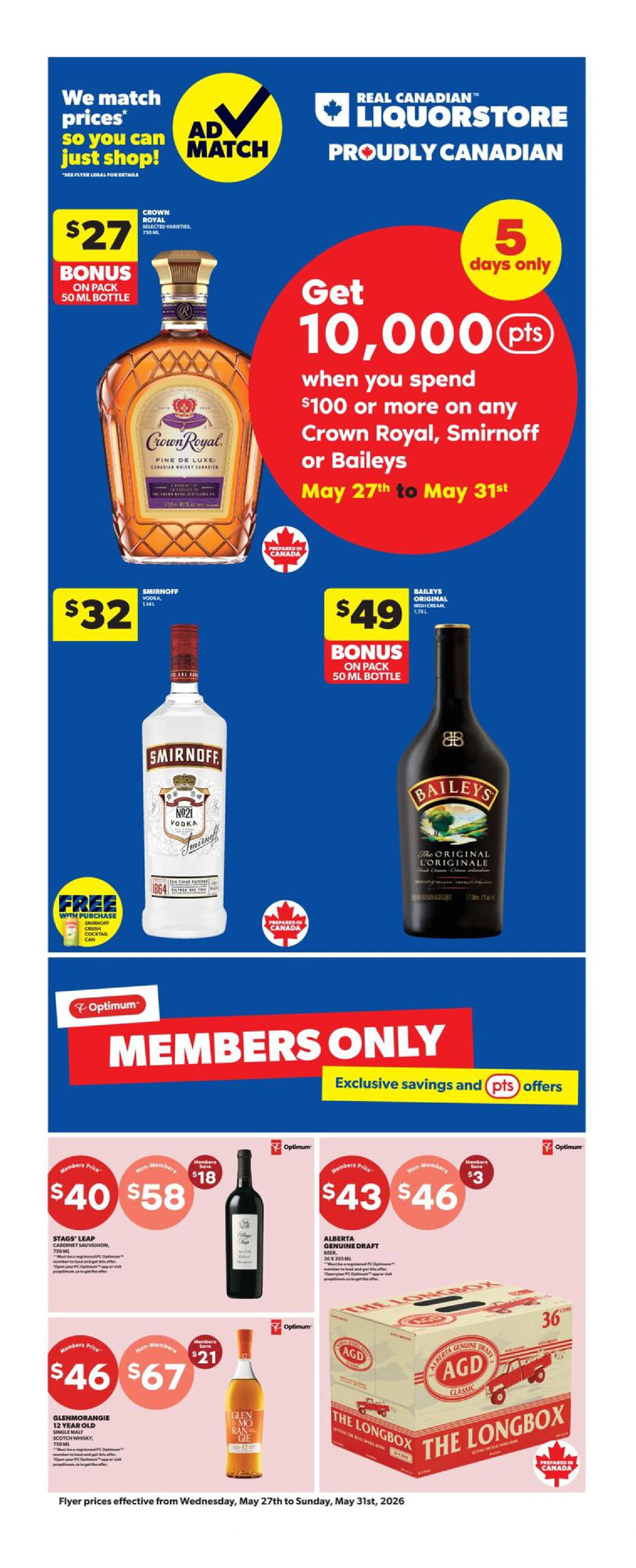 Weekly Flyer Valid Wednesday, May 27 - Sunday, May 31