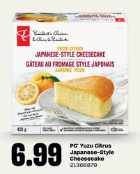 Zehrs Pc Yuzu Citrus Japanese Style Cheesecake Weekly Flyer